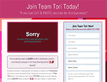 Tablet Screenshot of jointori.com